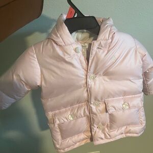 Polo by Ralph Lauren Kids Puffer Jacket in Light Pink